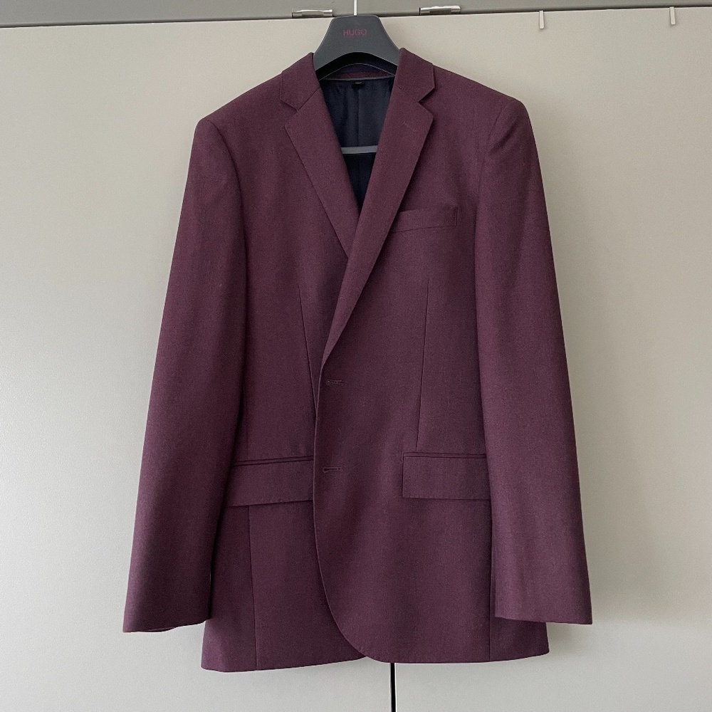 J. Crew Ludlow Slim Fit Blazer | Burgundy | 38R